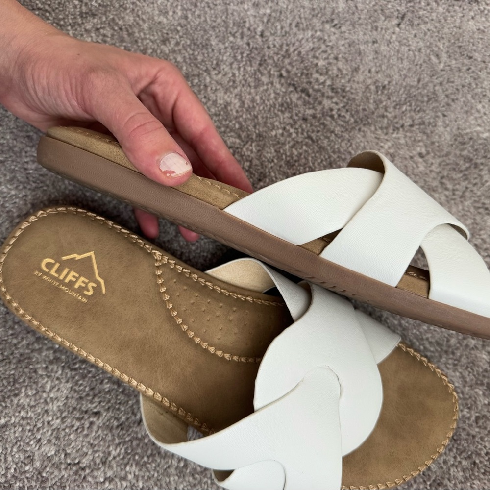Cliffs by WHITE MOUNTAIN White Sandals - Picture 6 of 7